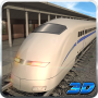 icon Bullet Train Subway Station 3D