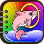icon Kids Coloring ( Sea animals )