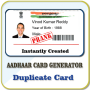 icon Fake Aadhar Card Maker Prank