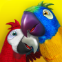 icon Talking Parrot Couple