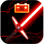 icon Lightsaber Wars Battery Widget - Force of Stars for oppo A3