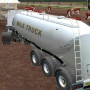 icon Farm Milk Transporter Truck 3D