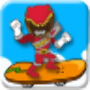 icon Red Super Hero Skater