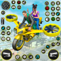 icon Flying Bike Taxi Rider
