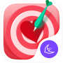 icon Valentine red heart theme for ivoomi V5