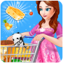 icon Pregnant Mom Food Shopping for Samsung Droid Charge I510