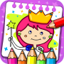 icon Princess Coloring Book & Games for Huawei Honor 8 Lite