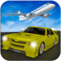 icon Modern Airport Taxi Driving