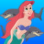 icon Mermaid Shark Attack