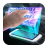 icon Hologram 3D Simulator. Smoke 1.0