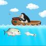 icon Penguin Fishing