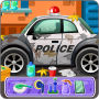 icon Clean Up Police Car