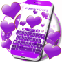 icon Purple Hearts Keyboard