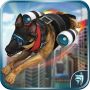 icon Futuristic Flying Police Dog