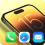 icon iOS Launcher- iPhone 15 Theme for intex Aqua Strong 5.2