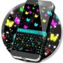 icon Neon Butterflies Keyboard