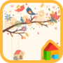 icon autumn leaves Dodol Theme for Samsung Galaxy J1 Ace Neo