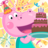 icon Hippo birthday with kids 1