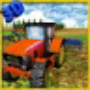 icon Farm Tractor Driver 3D : Wheat