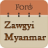 icon Zawgyi Myanmar Fonts 8.0