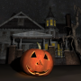 icon Halloween Scary House 3D
