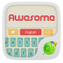 icon Awesome GO Keyboard Theme for Samsung Galaxy S8