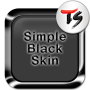 icon Simple Black Skin for TS Keyboard