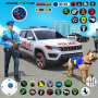 icon Police Dog Airport Crime Chase