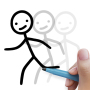 icon Stickman: draw animation maker for blackberry Motion