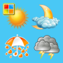 icon Weather and Seasons Cards for Samsung P1000 Galaxy Tab