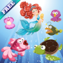 icon Mermaids and Fishes for Kids