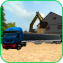 icon Construction Truck 3D: Gravel